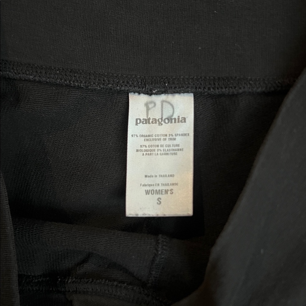 Patagonia Women’s Black Wide Leg yoga Pants Size Small ♣️ - Picture 3 of 8